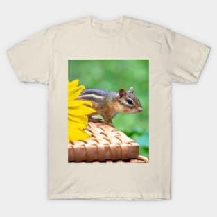 Chipmunk and sunflower T-Shirt